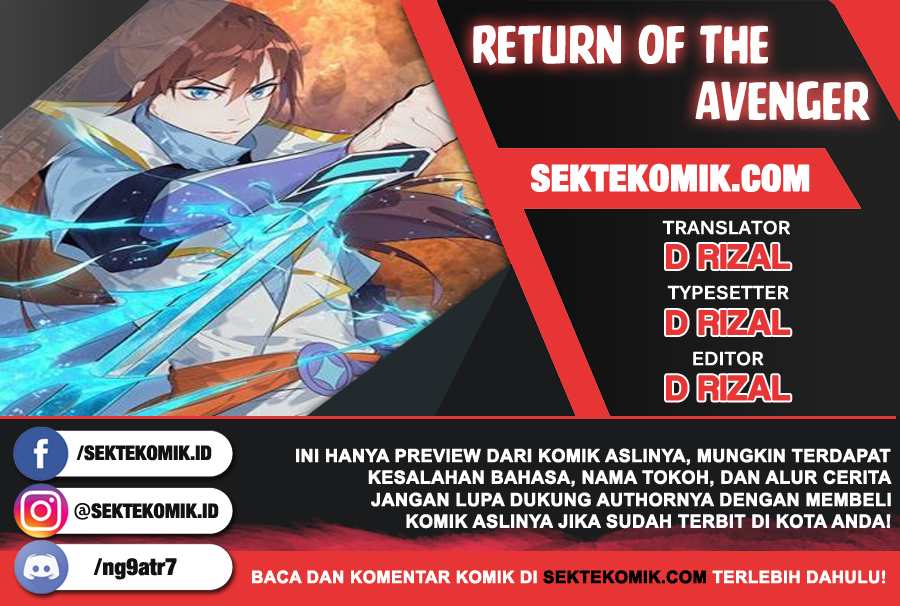 Return of The Avenger Chapter 29 Bahasa Indonesia